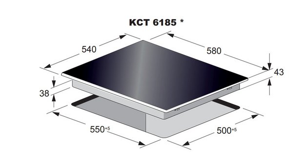 Варочная панель Kaiser KCT 6185 Em (preview 9)