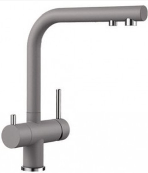 Смеситель Blanco FONTAS II SILGRANIT + фильтр для воды BWT-БАРЬЕР EXPERT STANDARD алюметаллик (preview 1)