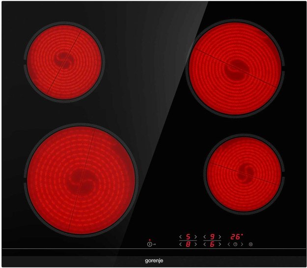 Независимая стеклокерамическая варочная панель Gorenje ECT641BCSC (фото 2) Независимая стеклокерамическая варочная панель Gorenje ECT641BCSC (preview 2)