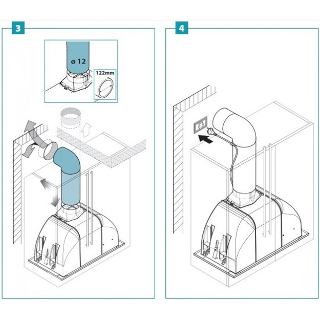 Встраиваемая вытяжка Falmec BUILT-IN BURANO 50 BK (фото 4) Встраиваемая вытяжка Falmec BUILT-IN BURANO 50 BK (preview 4)