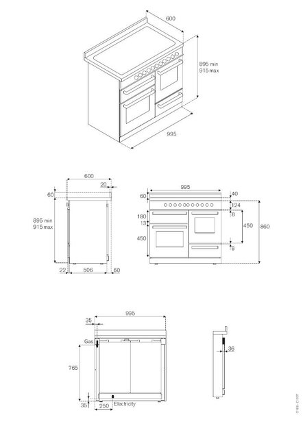 Варочный центр Bertazzoni MAS100 6 MFE T VI T (фото 4) Варочный центр Bertazzoni MAS100 6 MFE T VI T (preview 4)