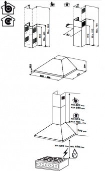 Вытяжка Faber VALUE PB 4 2L BK  A60 (preview 5)