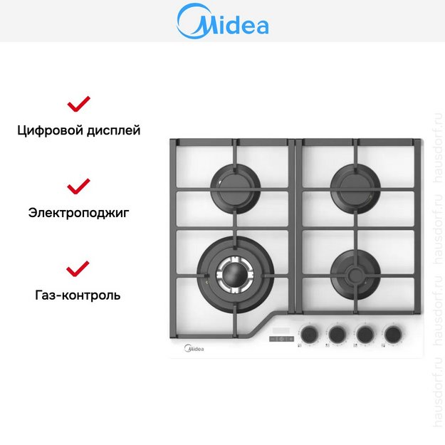 Варочная панель Midea MG697TTGW (preview 7)