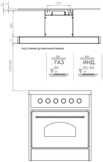 Встраиваемая вытяжка Pando TIS/90 CR.BLANCO V.850 (фото 4) Встраиваемая вытяжка Pando TIS/90 CR.BLANCO V.850 (preview 4)