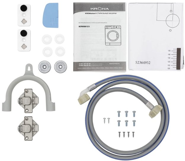 Встраиваемая стиральная машина KRONA ZIMMER 1400 8K WHITE (фото 11) Встраиваемая стиральная машина KRONA ZIMMER 1400 8K WHITE (preview 11)