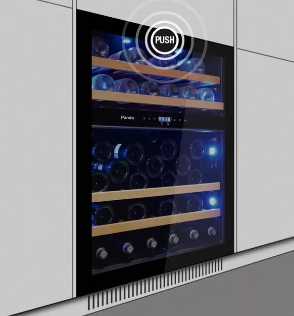 Встраиваемый винный шкаф Pando PVMBP 60-45 PAL (фото 1) Встраиваемый винный шкаф Pando PVMBP 60-45 PAL (preview 1)