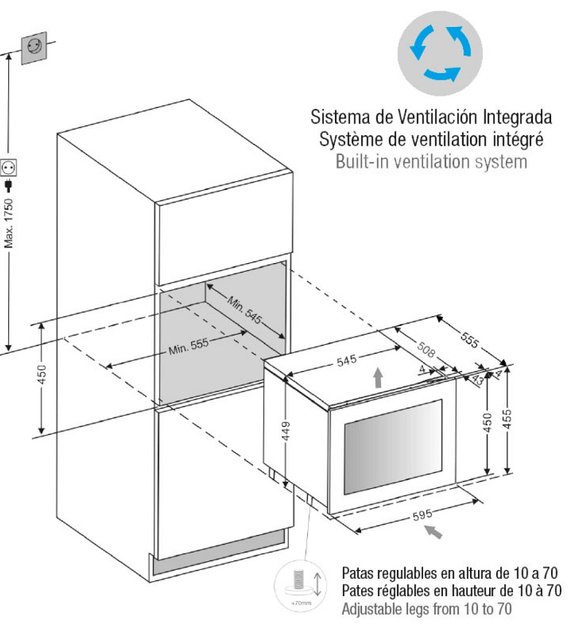 Встраиваемый винный шкаф Pando PVMAVP 45-16CRL W (фото 2) Встраиваемый винный шкаф Pando PVMAVP 45-16CRL W (preview 2)