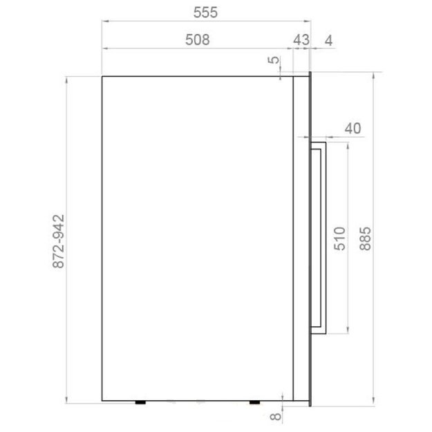 Встраиваемый винный шкаф Pando PVMAV 88-49XR (фото 4) Встраиваемый винный шкаф Pando PVMAV 88-49XR (preview 4)