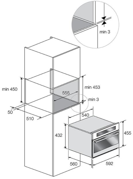 Встраиваемый винный шкаф Fulgor Milano FWC 4522 TC BK (фото 4) Встраиваемый винный шкаф Fulgor Milano FWC 4522 TC BK (preview 4)