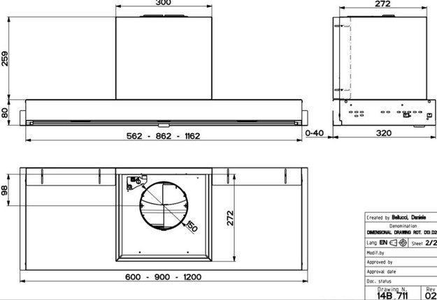 Встраиваемая вытяжка Faber IN-NOVA COMFORT X A90 (фото 3) Встраиваемая вытяжка Faber IN-NOVA COMFORT X A90 (preview 3)