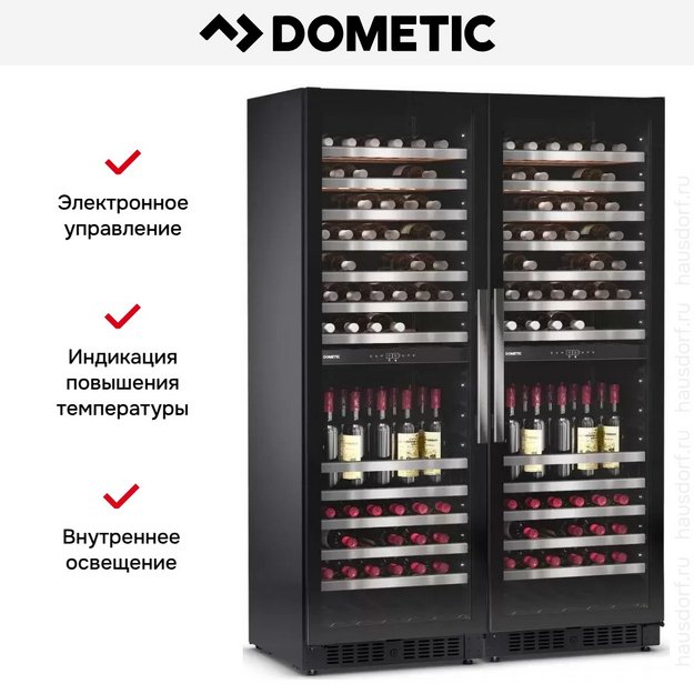 Винный шкаф Dometic E115FG Double Silver (preview 12)