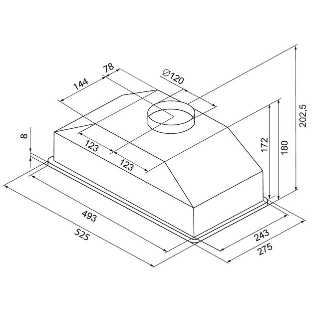 Встраиваемая вытяжка KRONA KATE 600 INOX PB V2 (preview 11)