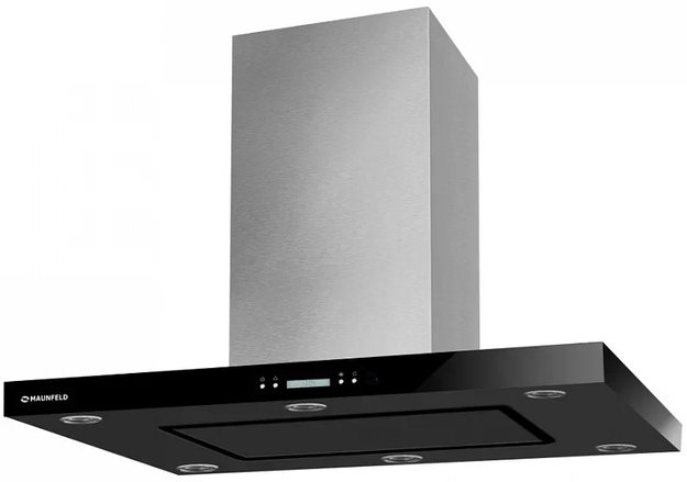 Вытяжка Maunfeld HARBOUR Glass (Isla) 90 INOX Glass Black (фото 1) Вытяжка Maunfeld HARBOUR Glass (Isla) 90 INOX Glass Black (preview 1)