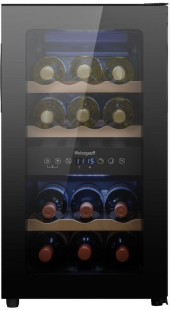Винный шкаф Weissgauff WWC-16 DualZone Compressor (preview 1)