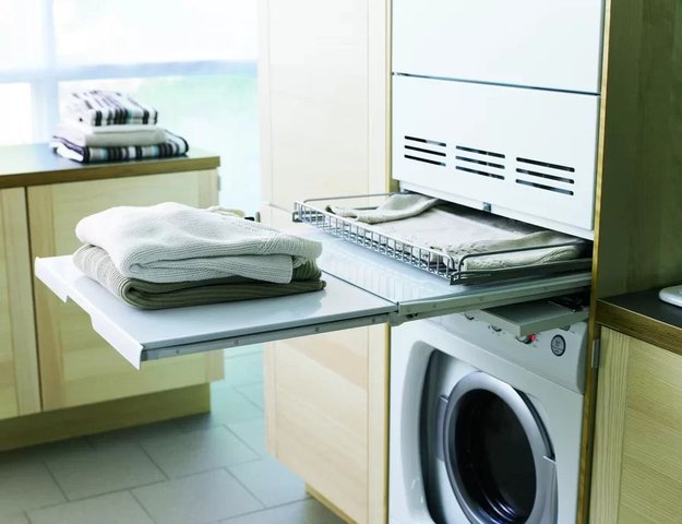 Выдвижная полка с корзиной для белья Asko HDB115 W (фото 1) Выдвижная полка с корзиной для белья Asko HDB115 W (preview 1)