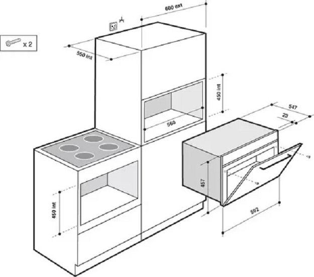 Микроволновая печь De Dietrich DME 785 X (фото 3) Микроволновая печь De Dietrich DME 785 X (preview 3)