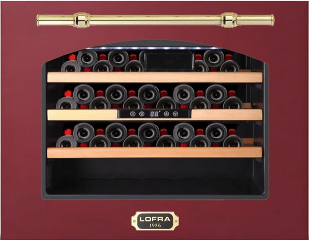 Встраиваемый винный шкаф Lofra ZBRR24M/O CANTINA 24 BURGUNDY OTTONE (preview 1)