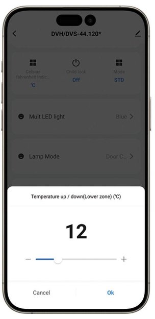 Встраиваемый винный шкаф Dunavox DVN-25.65DB.TO (фото 3) Встраиваемый винный шкаф Dunavox DVN-25.65DB.TO (preview 3)