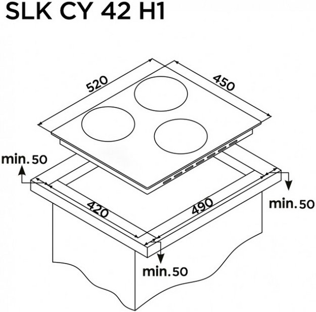 Варочная панель Schaub Lorenz SLK CY 42 H1 (preview 6)