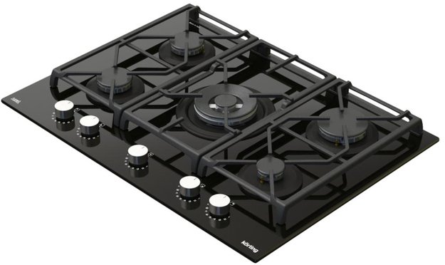 Газовая стеклянная варочная панель Korting HGG 7987 CTN FLC (фото 3) Газовая стеклянная варочная панель Korting HGG 7987 CTN FLC (preview 3)