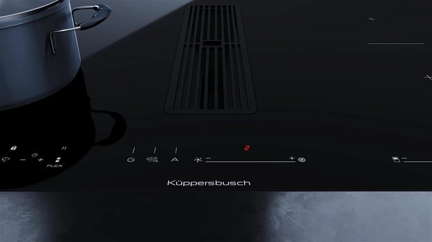 Варочная панель с вытяжкой Kuppersbusch KMI 8590.0 SR Stainless Steel (фото 5) Варочная панель с вытяжкой Kuppersbusch KMI 8590.0 SR Stainless Steel (preview 5)