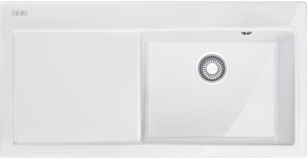 Мойка Franke Mythos MTK 611-100 чаша справа белый (фото 1) Мойка Franke Mythos MTK 611-100 чаша справа белый (preview 1)