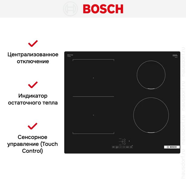 Индукционная варочная панель Bosch PVS611BB6E (preview 6)