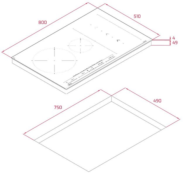 Индукционная варочная панель Teka IZS 86630 MST BLACK (preview 8)