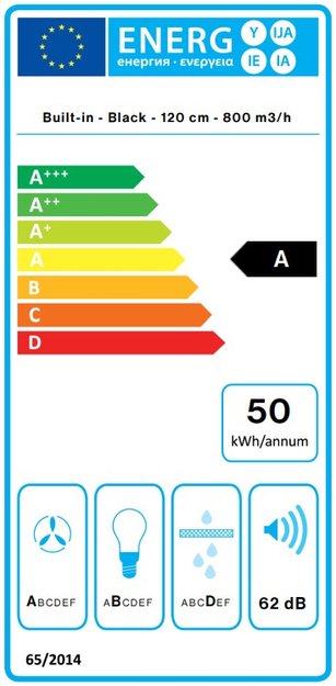 Встраиваемая вытяжка Falmec VIRGOLA NO-DROP TOUCH 120 BLACK (фото 8) Встраиваемая вытяжка Falmec VIRGOLA NO-DROP TOUCH 120 BLACK (preview 8)