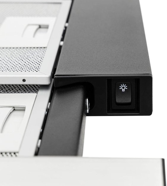 Вытяжка Krona Kamilla slim 600 black/inox (2 мотора) (фото 9) Вытяжка Krona Kamilla slim 600 black/inox (2 мотора) (preview 9)