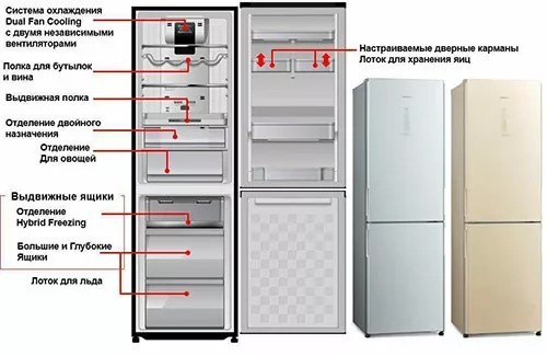 Холодильник Hitachi R-BG 410 PUC6X GPW (preview 7)