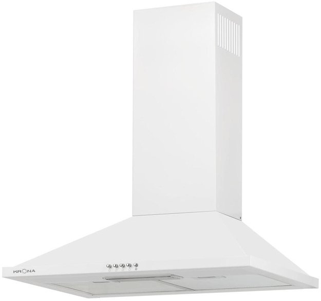 Вытяжка Krona BELLA 600 WHITE push button (фото 1) Вытяжка Krona BELLA 600 WHITE push button (preview 1)