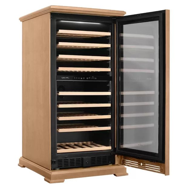 Винный шкаф Meyvel MV99PRO-KBT2 (Натуральный бук) (фото 5) Винный шкаф Meyvel MV99PRO-KBT2 (Натуральный бук) (preview 5)