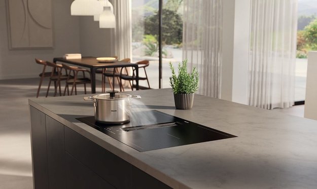 Варочная панель с вытяжкой Miele KMDA 7876 FL-U MattFinish (фото 8) Варочная панель с вытяжкой Miele KMDA 7876 FL-U MattFinish (preview 8)