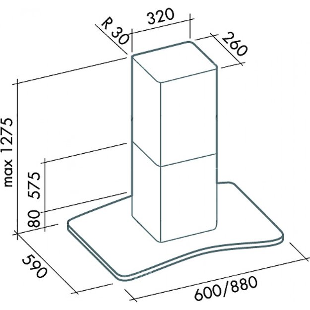Вытяжка Falmec Astra isola 90 vetro (800) ECP (фото 2) Вытяжка Falmec Astra isola 90 vetro (800) ECP (preview 2)