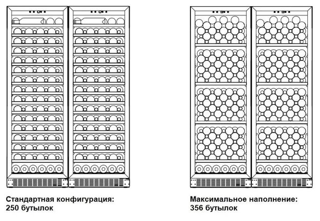 Винный шкаф Dometic C125G Double Wooden Zebrano (фото 2) Винный шкаф Dometic C125G Double Wooden Zebrano (preview 2)