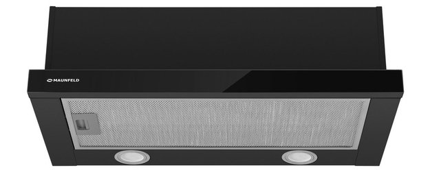Встраиваемая кухонная вытяжка MAUNFELD VS Light Glass 60 черное стекло (preview 3)