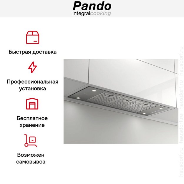 Встраиваемая вытяжка Pando EVO/580 INOX V.1050 ECO PLUS (preview 9)