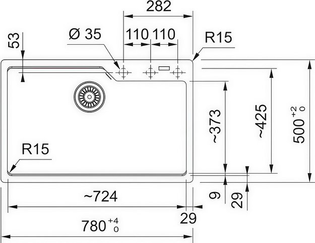 Мойка Franke UBG 610-72 оникс (preview 3)