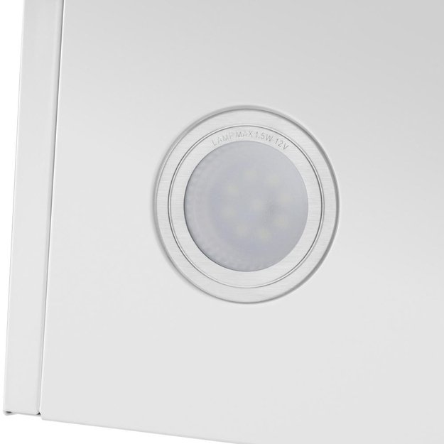 Кухонная вытяжка MAUNFELD Moon 60 белый\вставка сатин (фото 8) Кухонная вытяжка MAUNFELD Moon 60 белый\вставка сатин (preview 8)