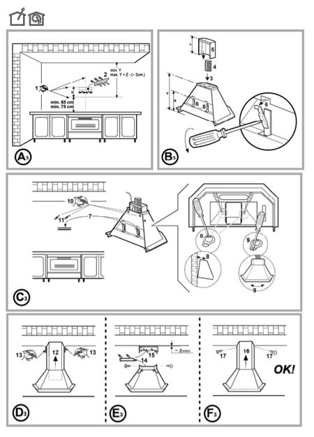 Вытяжка Elica CORALINE WH/A/60 FRASSINO (фото 6) Вытяжка Elica CORALINE WH/A/60 FRASSINO (preview 6)