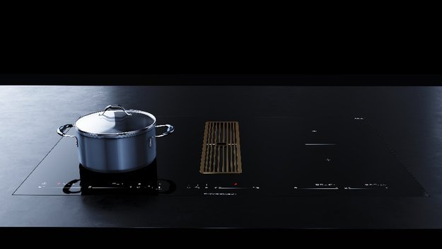 Варочная панель с вытяжкой Kuppersbusch KMI 8590.0 SR Gold (фото 4) Варочная панель с вытяжкой Kuppersbusch KMI 8590.0 SR Gold (preview 4)