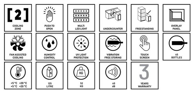 Винный шкаф Dunavox DAUF-45.125DOP.TO (preview 1)