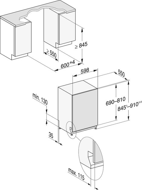 Встраиваемая посудомоечная машина Miele G 7797 SCVi XXL AD 125 Gala Ed (фото 6) Встраиваемая посудомоечная машина Miele G 7797 SCVi XXL AD 125 Gala Ed (preview 6)