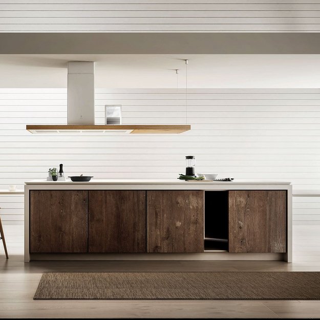 Вытяжка Elica Био Остров Белый и Дуб с аспирацией 120х53 (Bio Island WH/A/120X53 Rovere) (preview 8)