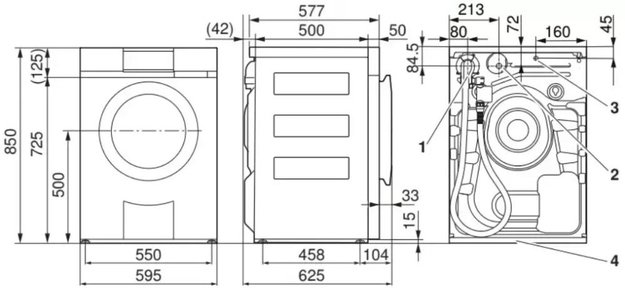 Стиральная машина V-ZUG Adora SLQ с левым навесом двери (WAASLQZ li) (preview 4)