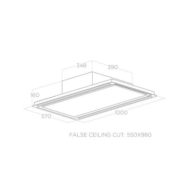 Встраиваемая вытяжка Elica HILIGHT-X H16 IX/A/100 (фото 3) Встраиваемая вытяжка Elica HILIGHT-X H16 IX/A/100 (preview 3)