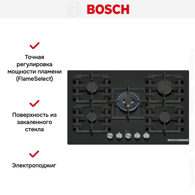 Газовая варочная панель Bosch PPQ7A6I45 (preview 5)