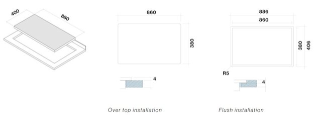 Варочная панель Falmec PIANO INDUZIONE (88 х 40) Panoramic (фото 2) Варочная панель Falmec PIANO INDUZIONE (88 х 40) Panoramic (preview 2)