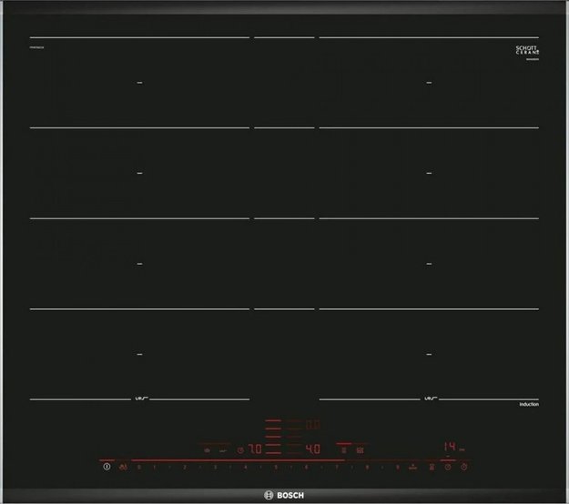 Индукционная варочная панель Bosch PXY675DC1E (фото 1) Индукционная варочная панель Bosch PXY675DC1E (preview 1)
